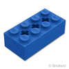テクニック ブロック 2 x 4 - 3軸穴：[Blue / ブルー]