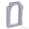ドア フレーム 1 x 6 x 7 - ラウンドピラー＆トップアーチ：[Light Bluish Gray / グレー]