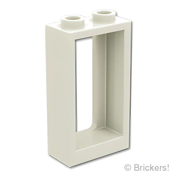 LEGO® パーツ 403501/4522209/6253422/6529041 ウィンドウ 1 x 2 x 3 - トレイン：[White / ホワイト] 4035-001 