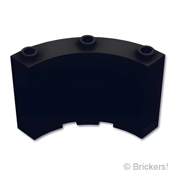 LEGOR パーツ 6475520/6510117 シリンダー クォーター 4 x 4 x 3：[Black / ブラック] 4041-026 の商品ページ｜レゴRパーツ バラ売りのブリッカーズ