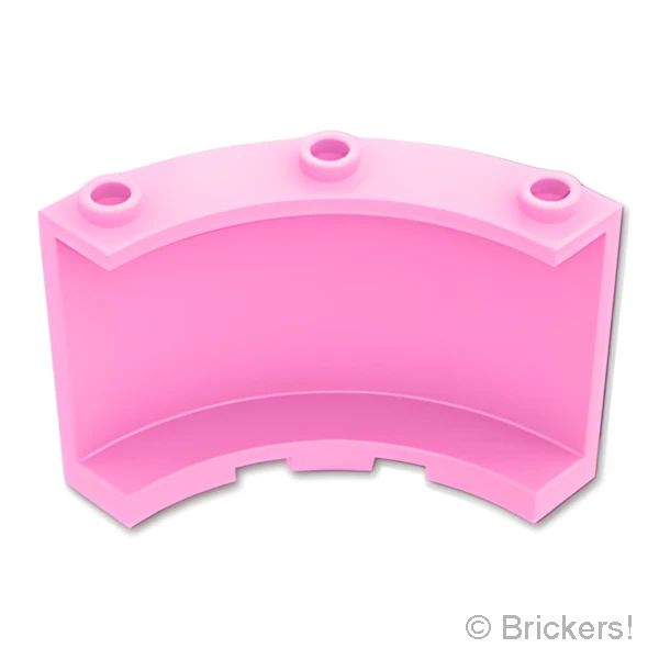 LEGOR パーツ 6518737 シリンダー クォーター 4 x 4 x 3：[Bright Pink / ブライトピンク] 4041-222 の商品ページ｜レゴRパーツ バラ売りのブリッカーズ