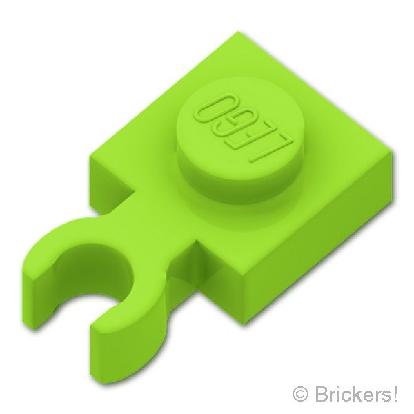 LEGO® パーツ 6151734/6533509 プレート 1 x 1 - 垂直 クリップ：[Lime / ライム] 4085-119 