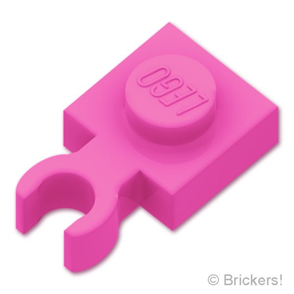 LEGO® パーツ 6546050 プレート 1 x 1 - 垂直 クリップ：[Dark Pink / ダークピンク] 4085-221 