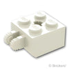 ヒンジ ブロック 2 x 2 - 垂直キャッチ：[White / ホワイト]