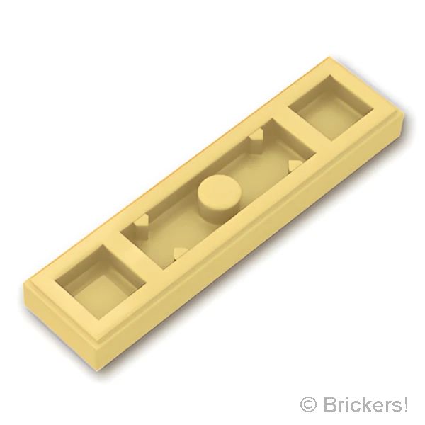 LEGOR パーツ 6257600 プレート 1 x 4 - エッジスタッド 溝付き：[Tan / タン] 41740-005 の商品ページ｜レゴRパーツ バラ売りのブリッカーズ