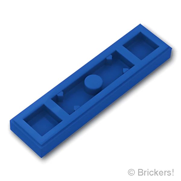 LEGOR パーツ 6292291 プレート 1 x 4 - エッジスタッド 溝付き：[Blue / ブルー] 41740-023 の商品ページ｜レゴRパーツ バラ売りのブリッカーズ