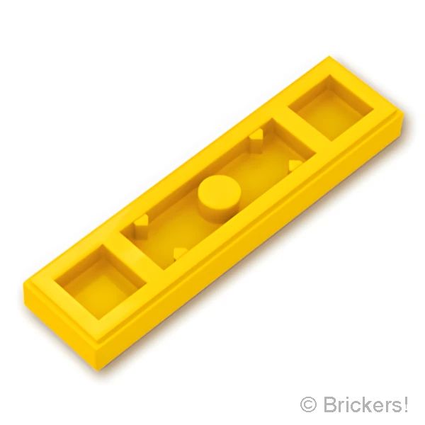 LEGO® パーツ 6257598 プレート 1 x 4 - エッジスタッド 溝付き：[Yellow / イエロー] 41740-024 の商品ページ｜レゴRパーツ バラ売りのブリッカーズ