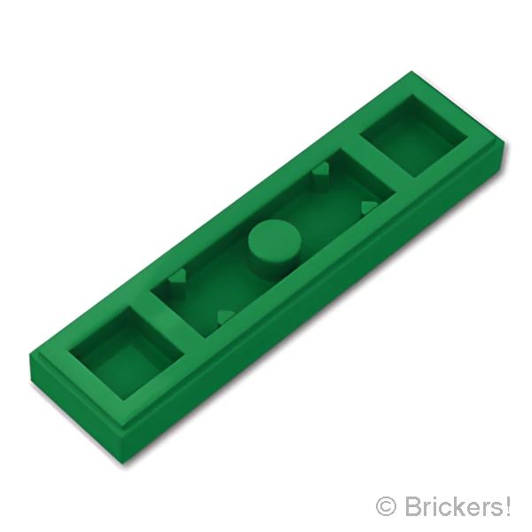 LEGOR パーツ 6499903 プレート 1 x 4 - エッジスタッド 溝付き：[Green / グリーン] 41740-028 の商品ページ｜レゴRパーツ バラ売りのブリッカーズ