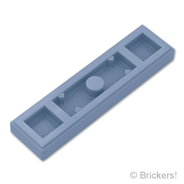 LEGOR パーツ 6529299 プレート 1 x 4 - エッジスタッド 溝付き：[Sand Blue / サンドブルー] 41740-135 の商品ページ｜レゴRパーツ バラ売りのブリッカーズ