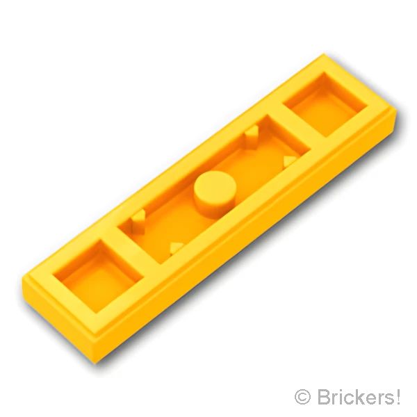 LEGOR パーツ 6257595 プレート 1 x 4 - エッジスタッド 溝付き：[Bt,Lt Orange / ブライトライトオレンジ] 41740-191 の商品ページ｜レゴRパーツ バラ売りのブリッカーズ