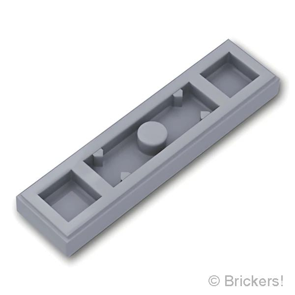 LEGOR パーツ 6257593 プレート 1 x 4 - エッジスタッド 溝付き：[Light Bluish Gray / グレー] 41740-194 の商品ページ｜レゴRパーツ バラ売りのブリッカーズ