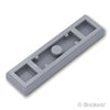 プレート 1 x 4 - エッジスタッド 溝付き：[Light Bluish Gray / グレー]