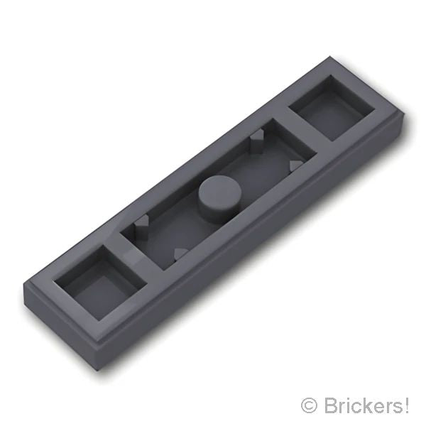 LEGOR パーツ 6257592 プレート 1 x 4 - エッジスタッド 溝付き：[Dark Bluish Gray / ダークグレー] 41740-199 の商品ページ｜レゴRパーツ バラ売りのブリッカーズ