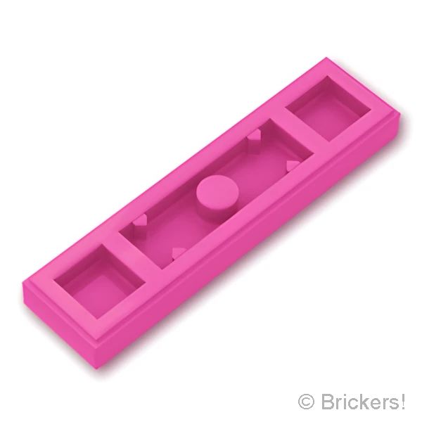 LEGOR パーツ 6249088 プレート 1 x 4 - エッジスタッド 溝付き：[Dark Pink / ダークピンク] 41740-221 の商品ページ｜レゴRパーツ バラ売りのブリッカーズ