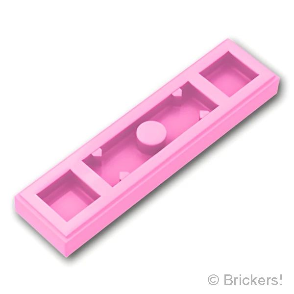 LEGOR パーツ 6253655 プレート 1 x 4 - エッジスタッド 溝付き：[Bright Pink / ブライトピンク] 41740-222 の商品ページ｜レゴRパーツ バラ売りのブリッカーズ