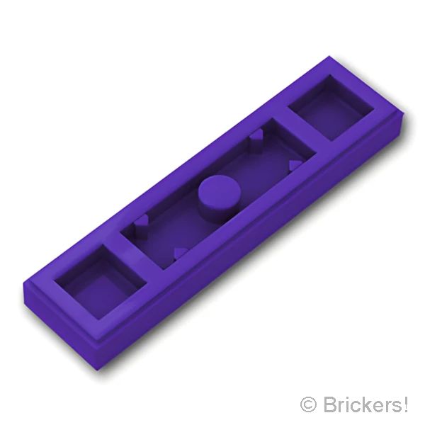 LEGOR パーツ 6253191 プレート 1 x 4 - エッジスタッド 溝付き：[Dark Purple / ダークパープル] 41740-268 の商品ページ｜レゴRパーツ バラ売りのブリッカーズ