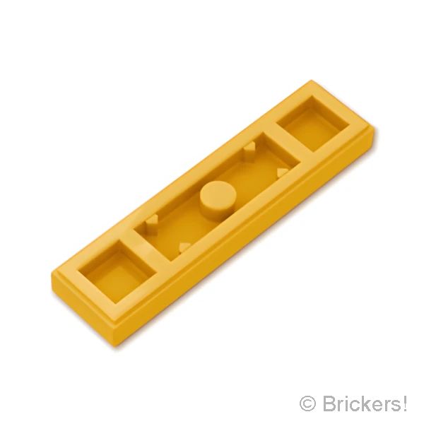 LEGO® パーツ 6331739 プレート 1 x 4 - エッジスタッド 溝付き：[Pearl Gold / パールゴールド] 41740-297 の商品ページ｜レゴRパーツ バラ売りのブリッカーズ