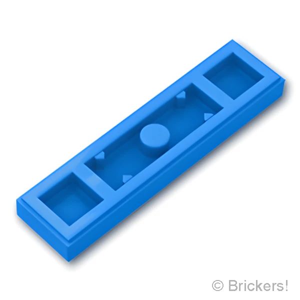 LEGO® パーツ 6254046 プレート 1 x 4 - エッジスタッド 溝付き：[Dark Azure / ダークアズール] 41740-321 の商品ページ｜レゴRパーツ バラ売りのブリッカーズ