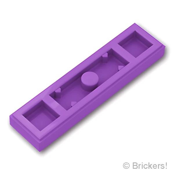 LEGOR パーツ 6249089/6487507 プレート 1 x 4 - エッジスタッド 溝付き：[Md,Lavender / ミディアムラベンダー] 41740-324 の商品ページ｜レゴRパーツ バラ売りのブリッカーズ