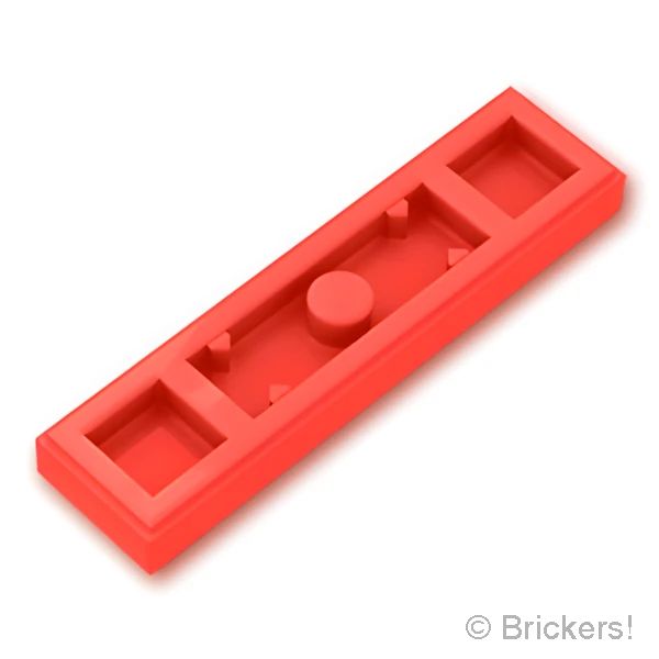 LEGOR パーツ 6259780 プレート 1 x 4 - エッジスタッド 溝付き：[Coral / コーラル] 41740-353 の商品ページ｜レゴRパーツ バラ売りのブリッカーズ
