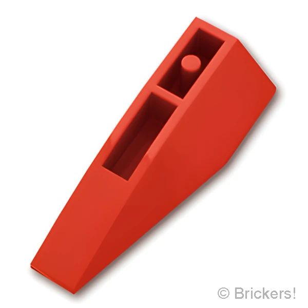 LEGOR パーツ 4161263/4544431/6064184/6447090 ウェッジ インバート 6 x 2 -右：[Red / レッド] 41764-021 の商品ページ｜レゴRパーツ バラ売りのブリッカーズ