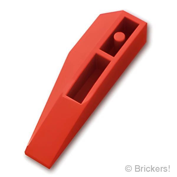 LEGOR パーツ 4161278/4544432/6064181/6447087 ウェッジ インバート 6 x 2 -左：[Red / レッド] 41765-021 の商品ページ｜レゴRパーツ バラ売りのブリッカーズ