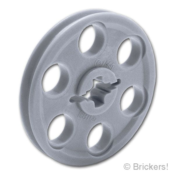 LEGO® パーツ 6533241 テクニック ウェッジ ベルト ホイール / プーリー：[Flat Silver / フラットシルバー] 4185-179 