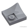 アーチ インバート コーナー 2 x 2 - 1スタッド ：[Dark Bluish Gray / ダークグレー]