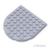 プレート ラウンド 8 x 8 - ラウンドエンド：[Light Bluish Gray / グレー]