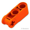 テクニック 十字軸 / ピンコネクター 3L - 垂直2ピンホール：[Reddish Orange / レディッシュオレンジ ]