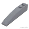 スロープ カーブ 6 x 1：[Dark Bluish Gray / ダークグレー]
