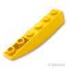 スロープ インバート カーブ 6 x 1：[Yellow / イエロー]