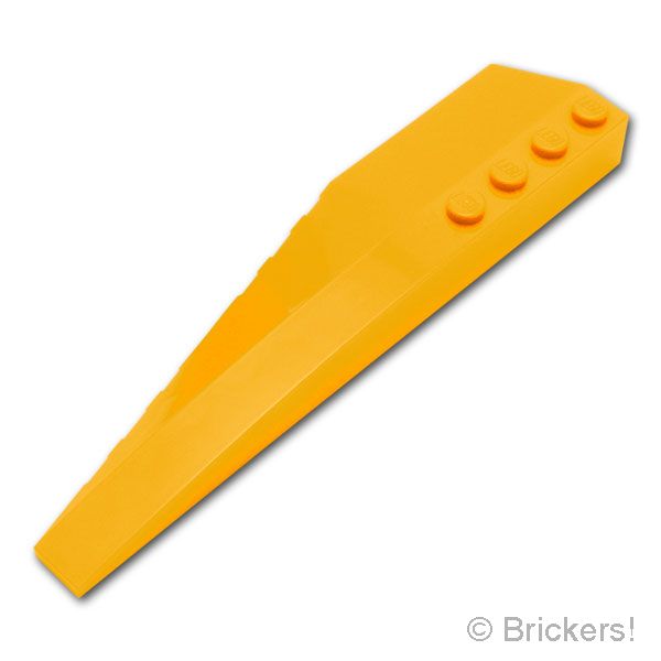 LEGO® パーツ 6028040 ウェッジ 12 x 3 - 右：[Bt,Lt Orange / ブライトライトオレンジ] 42060-191 