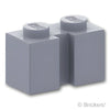 ブロック 1 x 2 - 縦溝：[Light Bluish Gray / グレー]