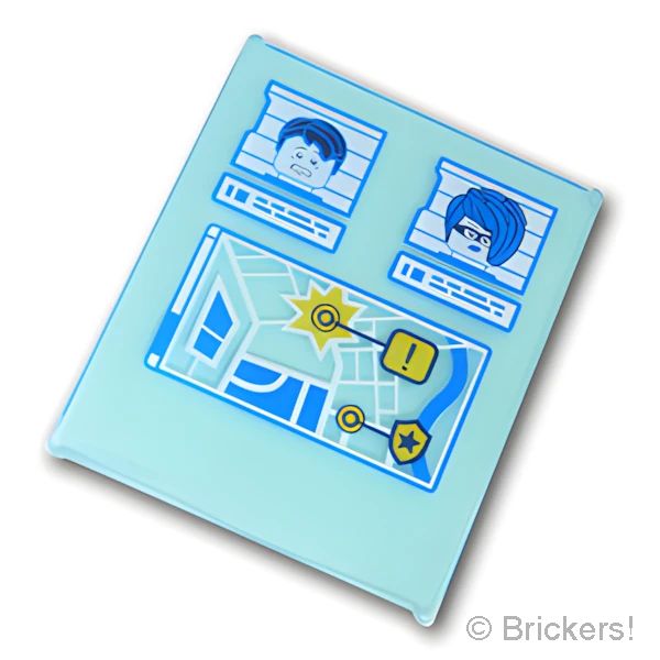 LEGOR パーツ 6419086 ウィンドウ ガラス 1 x 6 x 6 - GPSマップ：[Tr,Lt Blue / トランスライトブルー] 42509pb02-042 の商品ページ｜レゴRパーツ バラ売りのブリッカーズ