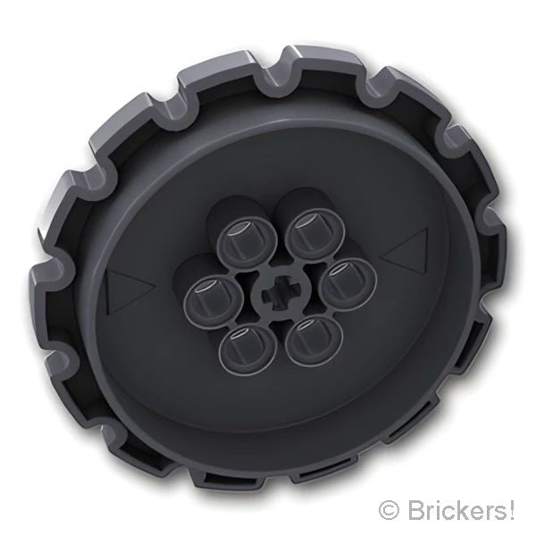 LEGOR パーツ 6254781 テクニック トレッド(キャタピラ) スプロケット ホイール EXラージ：[Dark Bluish Gray / ダークグレー] 42529-199 の商品ページ｜レゴRパーツ バラ売りのブリッカーズ