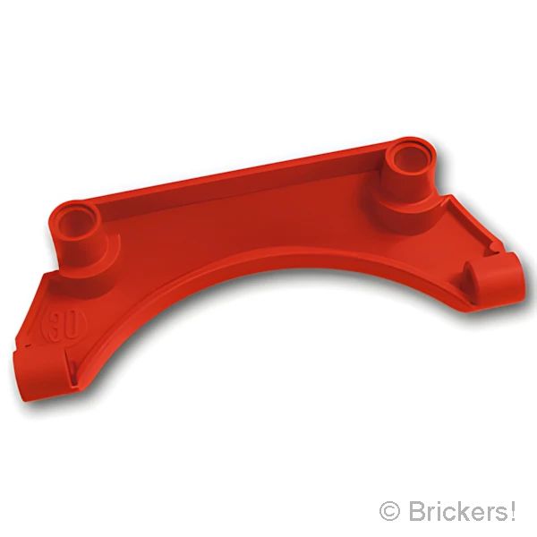 LEGOR パーツ 6254783 テクニック パネル カーマッドガード アーチ #30 - 9 x 2 x 3 ストレートトップ：[Red / レッド] 42531-021 の商品ページ｜レゴRパーツ バラ売りのブリッカーズ