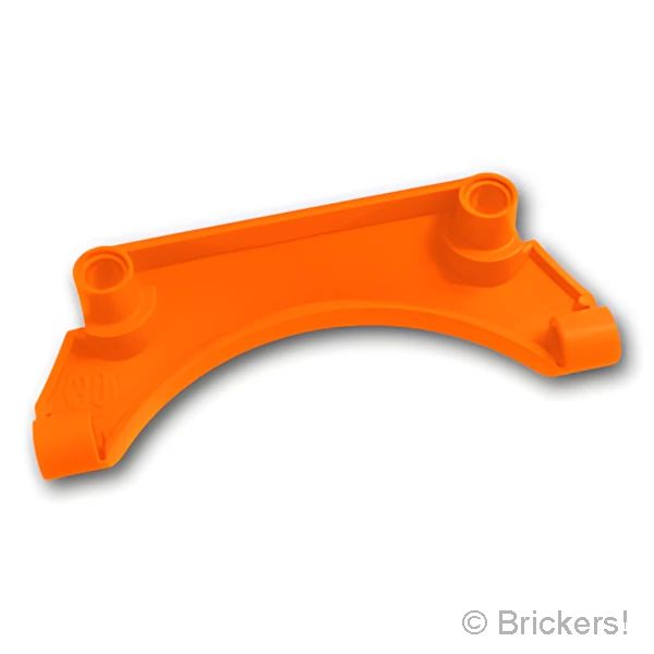 LEGO® パーツ 6249344 テクニック パネル カーマッドガード アーチ #30 - 9 x 2 x 3 ストレートトップ：[Orange / オレンジ] 42531-106 の商品ページ｜レゴRパーツ バラ売りのブリッカーズ