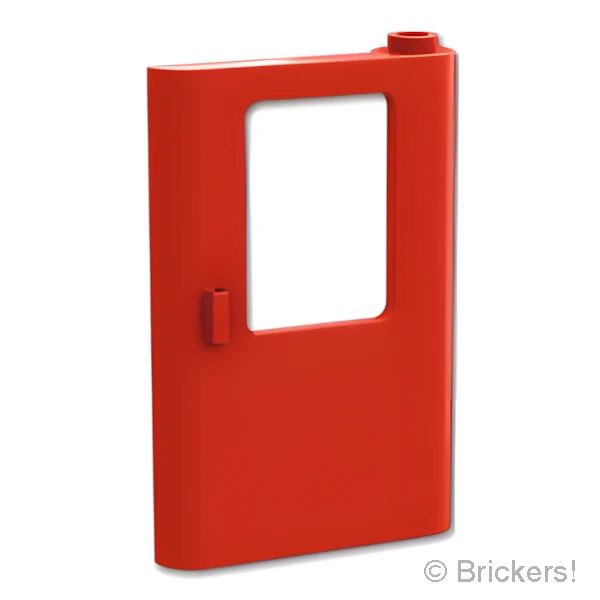 LEGOR パーツ 6247134 トレイン ドア 1 x 4 x 5 右 - 強化：[Red / レッド] 42819-021 の商品ページ｜レゴRパーツ バラ売りのブリッカーズ