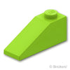 スロープ 33° 3 x 1：[Lime / ライム]