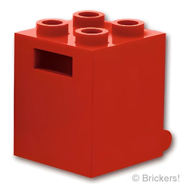 LEGOR パーツ 4261628/434521/434571 コンテナ ボックス - 2 x 2 x 2：[Red / レッド] 4345-021 の商品ページ｜レゴRパーツ バラ売りのブリッカーズ