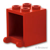 コンテナ ボックス - 2 x 2 x 2：[Red / レッド]