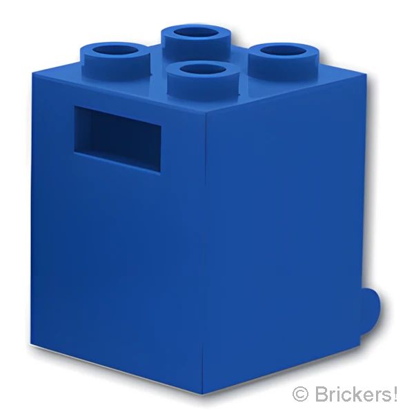 LEGOR パーツ 4114249/434523/6132528 コンテナ ボックス - 2 x 2 x 2：[Blue / ブルー] 4345-023 の商品ページ｜レゴRパーツ バラ売りのブリッカーズ