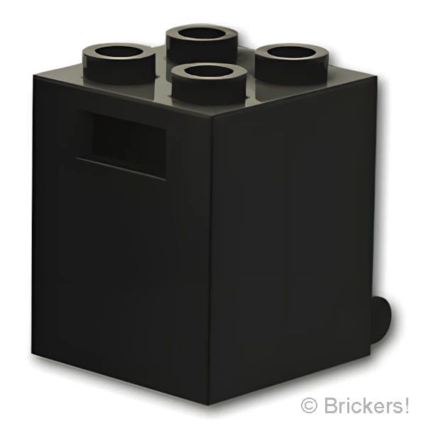 LEGOR パーツ 4143247/434526/6138634 コンテナ ボックス - 2 x 2 x 2：[Black / ブラック] 4345-026 の商品ページ｜レゴRパーツ バラ売りのブリッカーズ