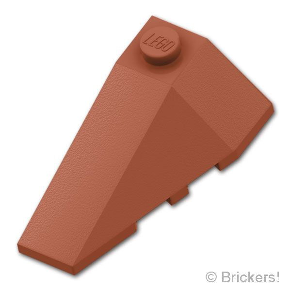 LEGO® パーツ 4180412/6020149/6469996 ウェッジ トリプル 4 x 2 - 左：[Reddish Brown / ブラウン] 43710-192 