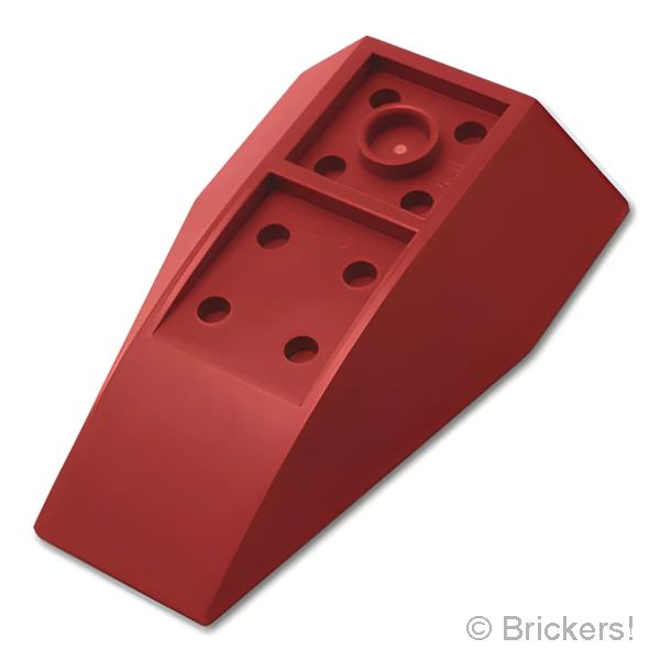 LEGOR パーツ 6144147 ウェッジ インバート トリプル 6 x 4：[Dark Red / ダークレッド] 43713-154 の商品ページ｜レゴRパーツ バラ売りのブリッカーズ