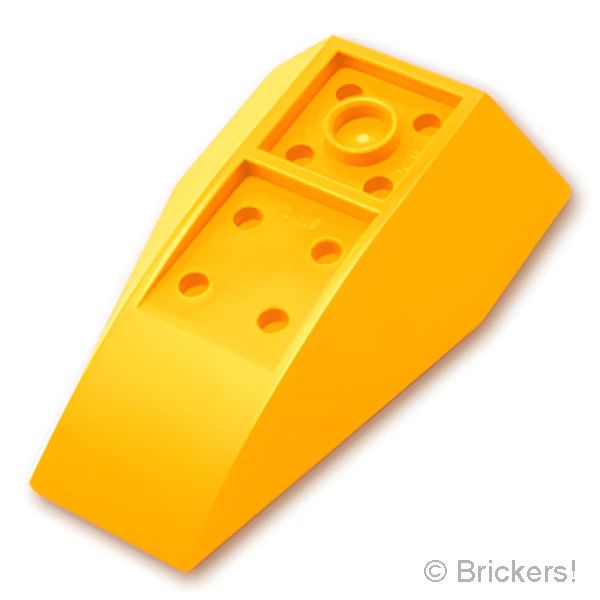 LEGOR パーツ 6221658 ウェッジ インバート トリプル 6 x 4：[Bt,Lt Orange / ブライトライトオレンジ] 43713-191 の商品ページ｜レゴRパーツ バラ売りのブリッカーズ