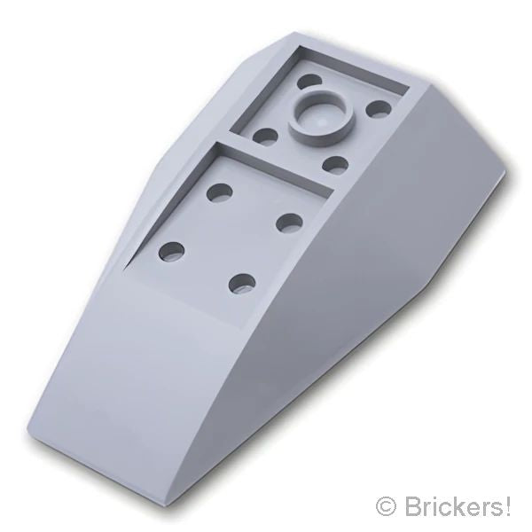 LEGOR パーツ 4180464/6537352 ウェッジ インバート トリプル 6 x 4：[Light Bluish Gray / グレー] 43713-194 の商品ページ｜レゴRパーツ バラ売りのブリッカーズ