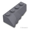 ウェッジ 4 x 2 - スロープ 右：[Dark Bluish Gray / ダークグレー]