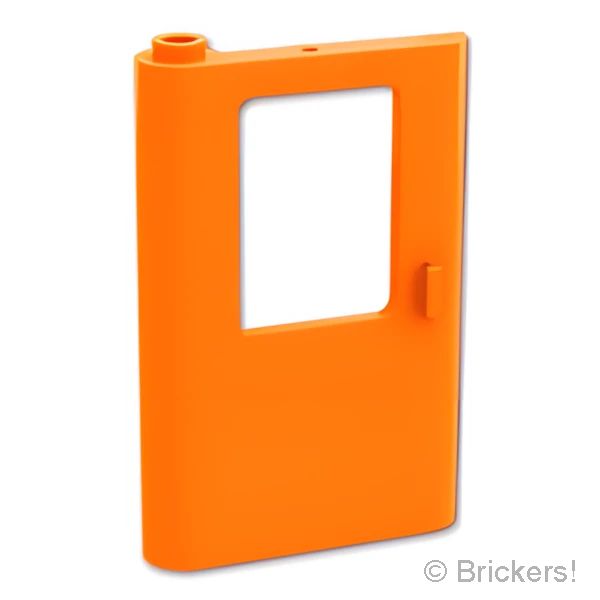 LEGOR パーツ 6248224/6518020 トレイン ドア 1 x 4 x 5 左 - 強化：[Orange / オレンジ] 43967-106 の商品ページ｜レゴRパーツ バラ売りのブリッカーズ